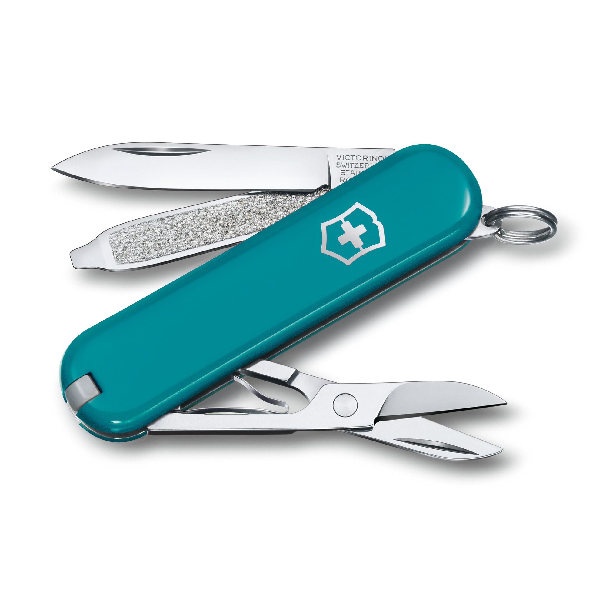 Нож перочинный Victorinox Classic Mountain Lake (0.6223.23G) 58мм 7функц. карт.коробка