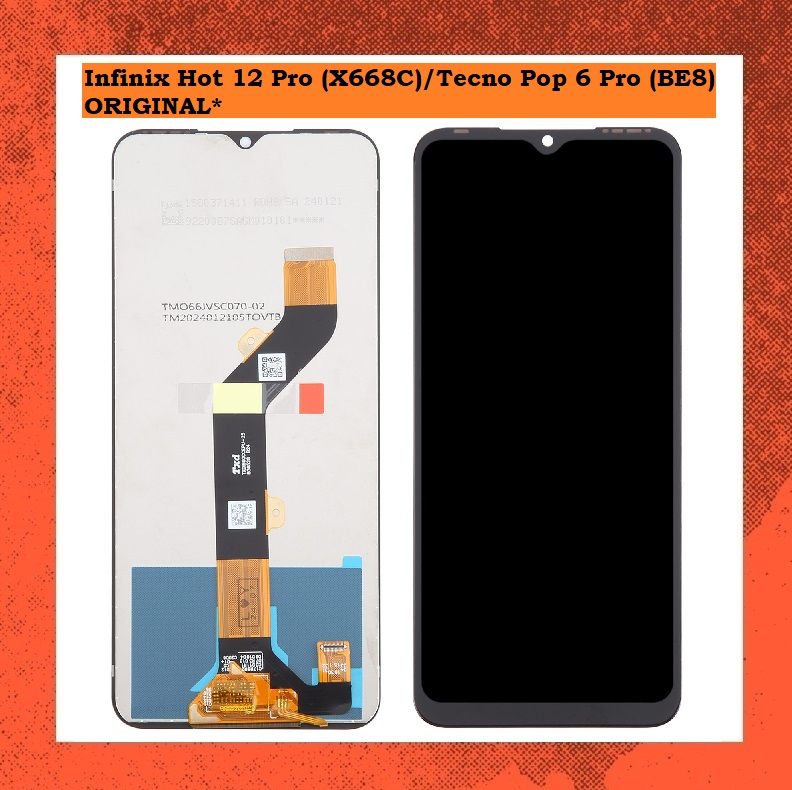 ДисплейтачскринInfinixHot12Pro(X668C)/TecnoPop6Pro(BE8)ORIGINAL*