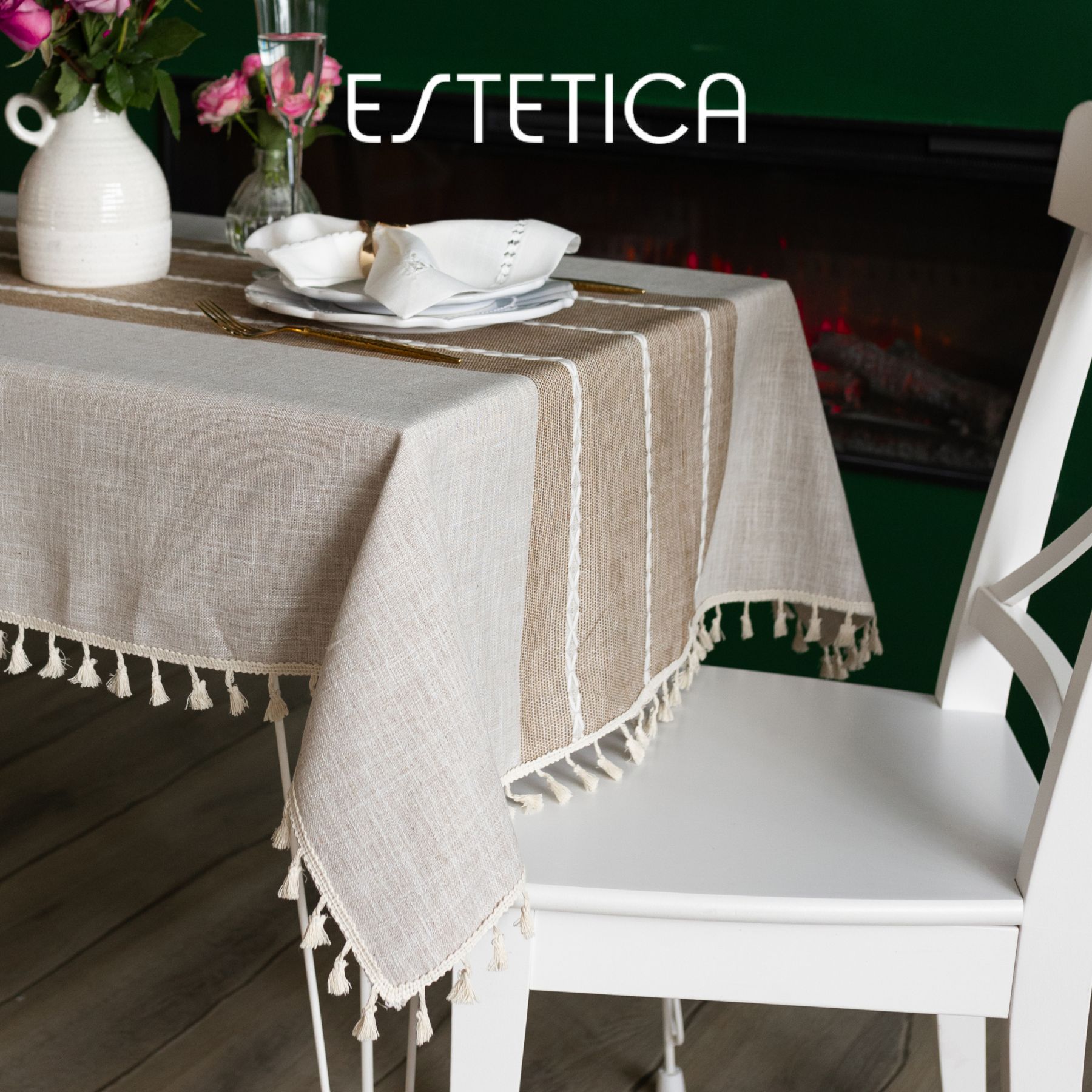 Estetica Home Скатерть Лен 140x180см