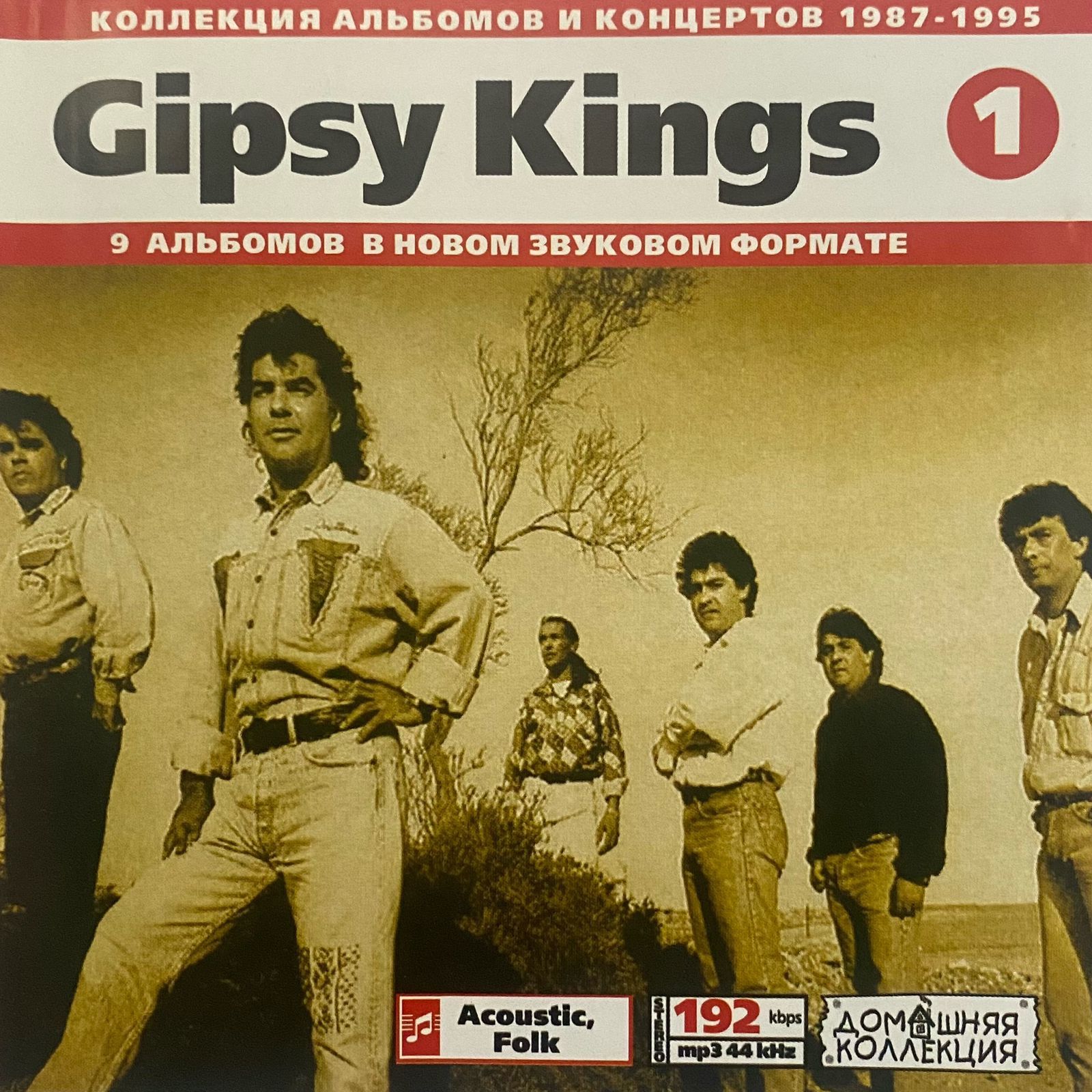 Gipsy Kings - коллекция альбомов и концертов 1987-1995 mp3 диск