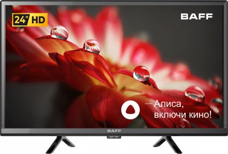 BAFFТелевизор24"HD,черный