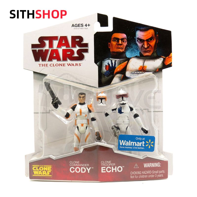 Hasbro Star Wars The Clone Wars Commander Cody Clone Trooper Echo 3.75 Inch Action Figure