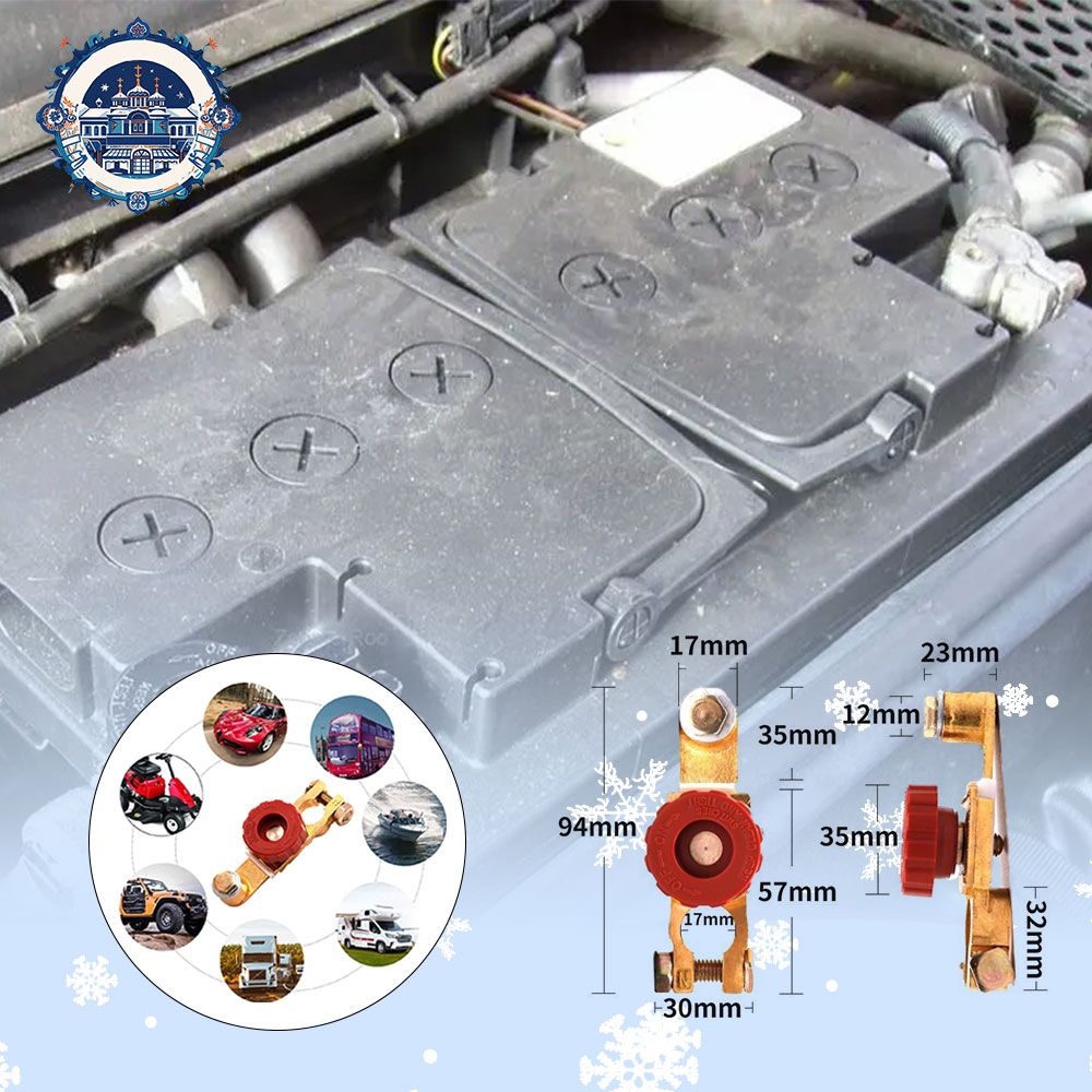 1 шт Автомобильная батарея отрицательный выключатель 12v автомобильный ручной чистая медь