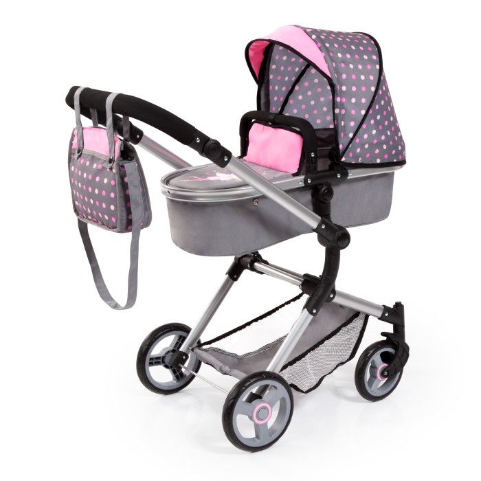 Коляска для куклы Bayer Combi Dolls Pram Neo Vario серый