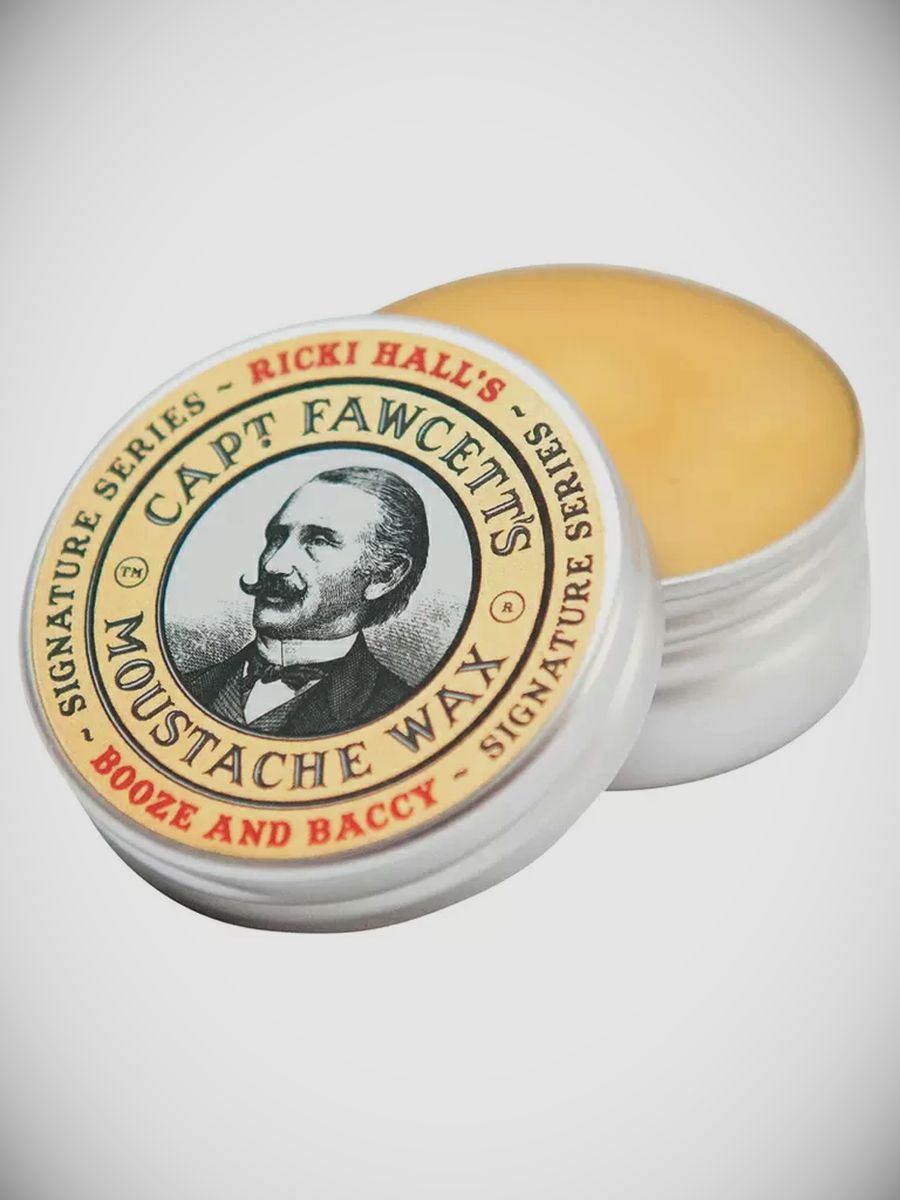 CAPTAIN FAWCETT Moustache Wax Ricki Hall s Booze & Baccy Воск для усов Ricki Hall s Booze & Baccy 15 мл