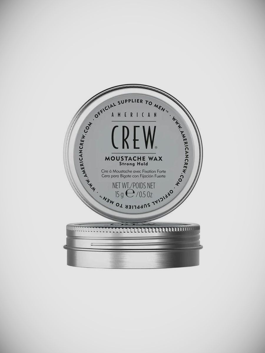 American CREW Moustache Wax Воск для бороды сильной фиксации 15 г