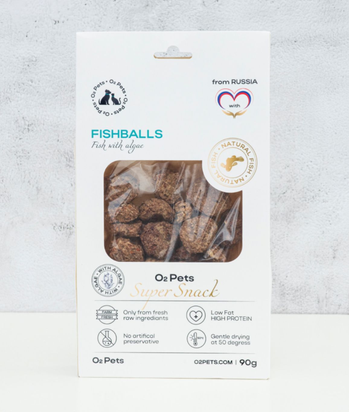 O2PETSSuperSnackлакомствадлясобакмелких,среднихикрупныхпородрыбныебиточкисламинариейдлядрессировки,подарочнаяупаковка,90гр.