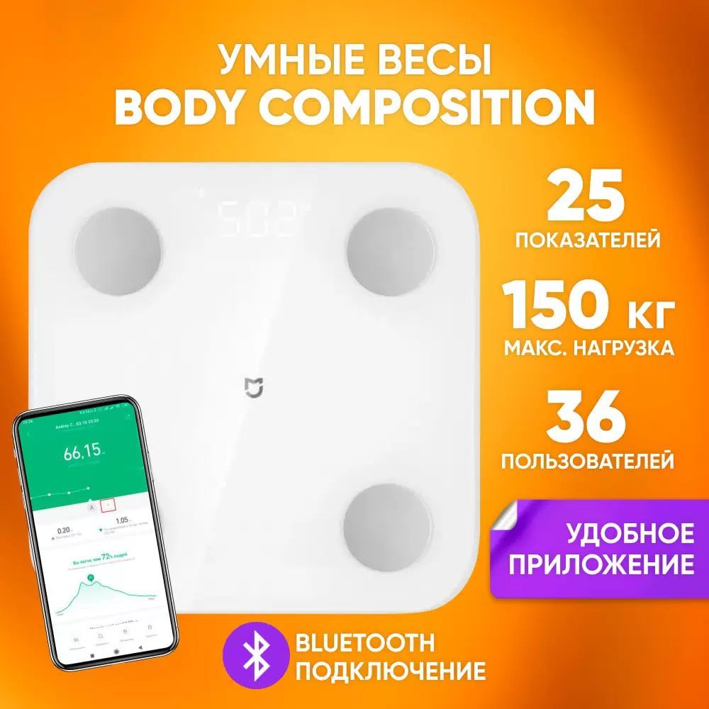 XiaomiНапольныевесыMijiaBodyCompositionScaleS400