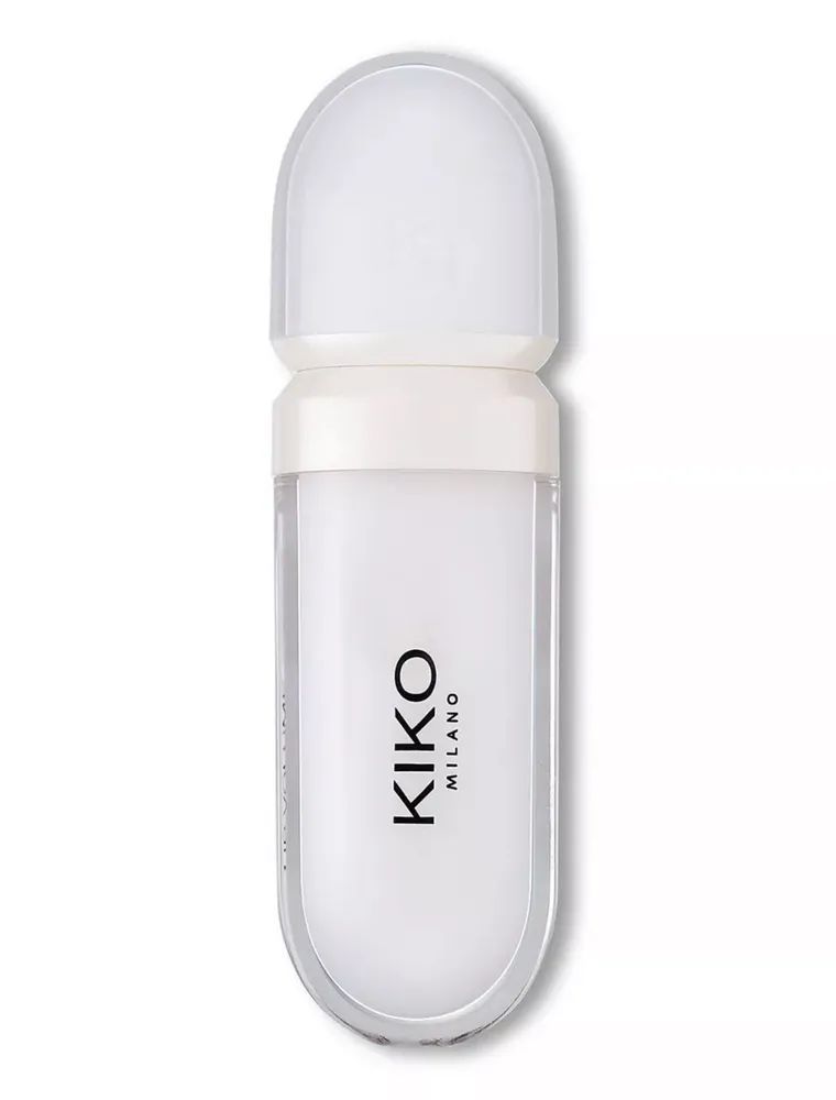 №02 Блеск для губ молочный KIKO Milano с 3D эффектом