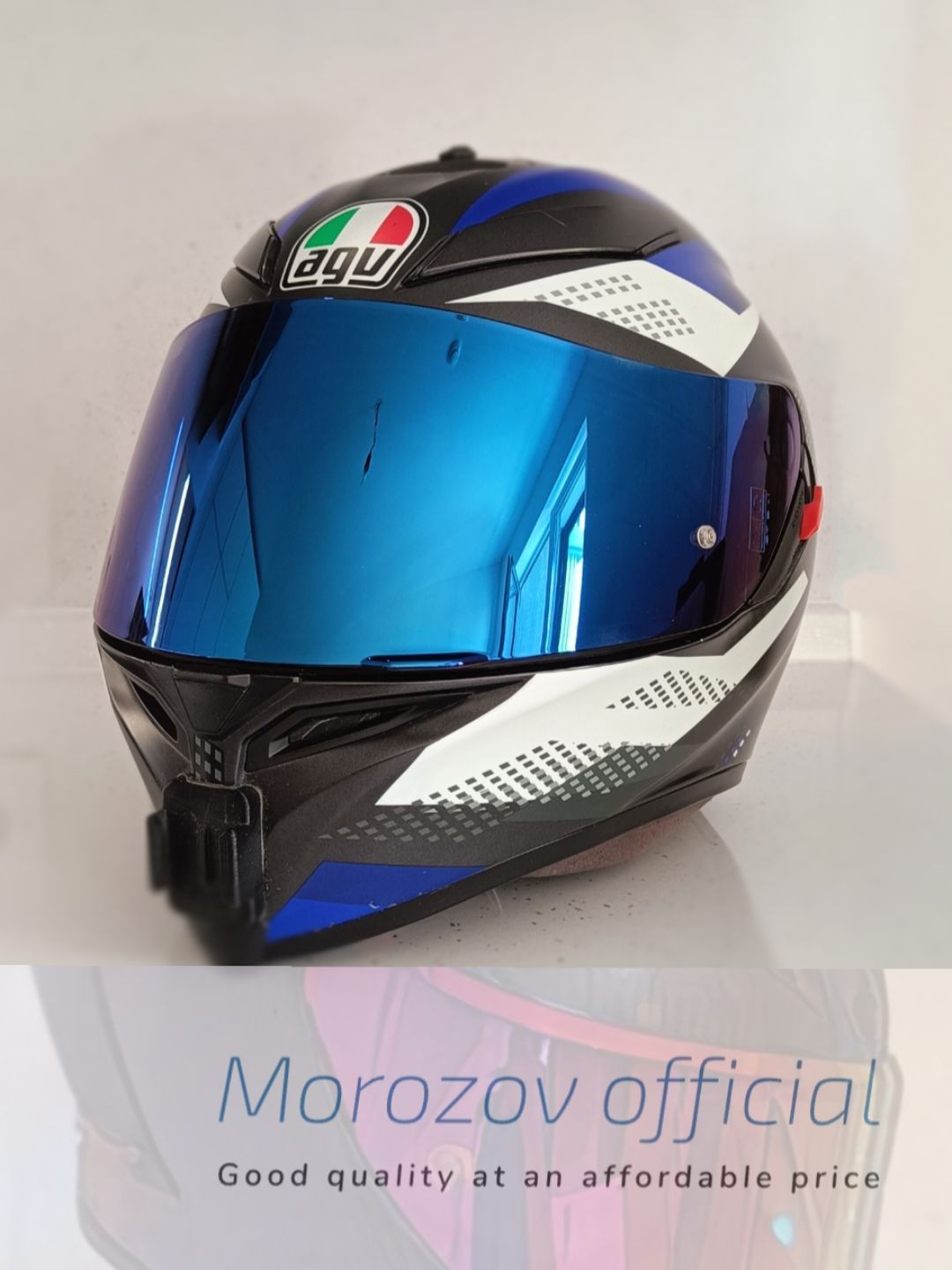 Визор Agv k1, k3sv, k5 gt2 rainbow(синий хамелион)