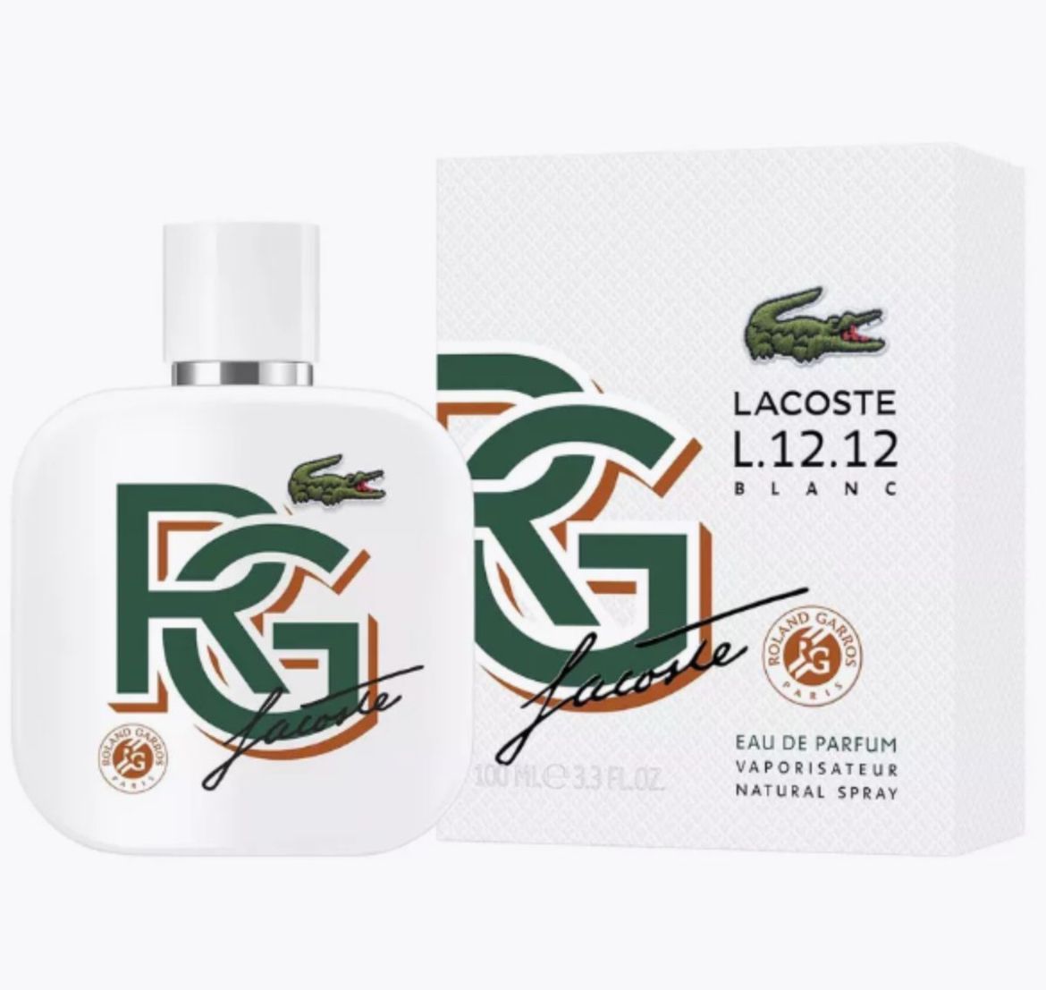 Туалетная вода L.12.12 Blanc Roland Garros EDP Парфюмерная вода 100ml 100 мл