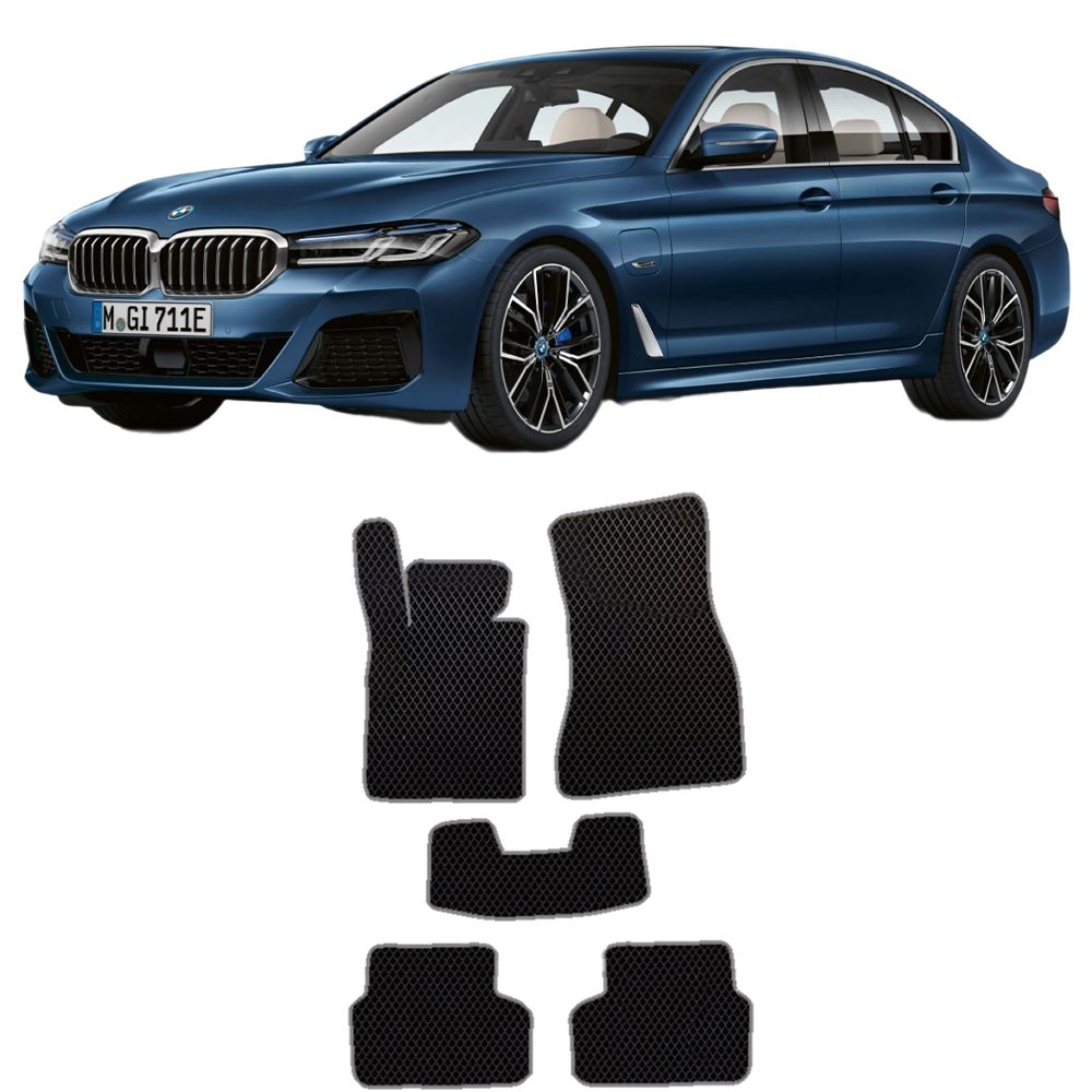 Коврики автомобильные из EVA в салон для BMW 5 Series G30 БМВ 5 Серия Г30 Г Джи 30 ( 2016 2017 2018 2019 2020 г.в)