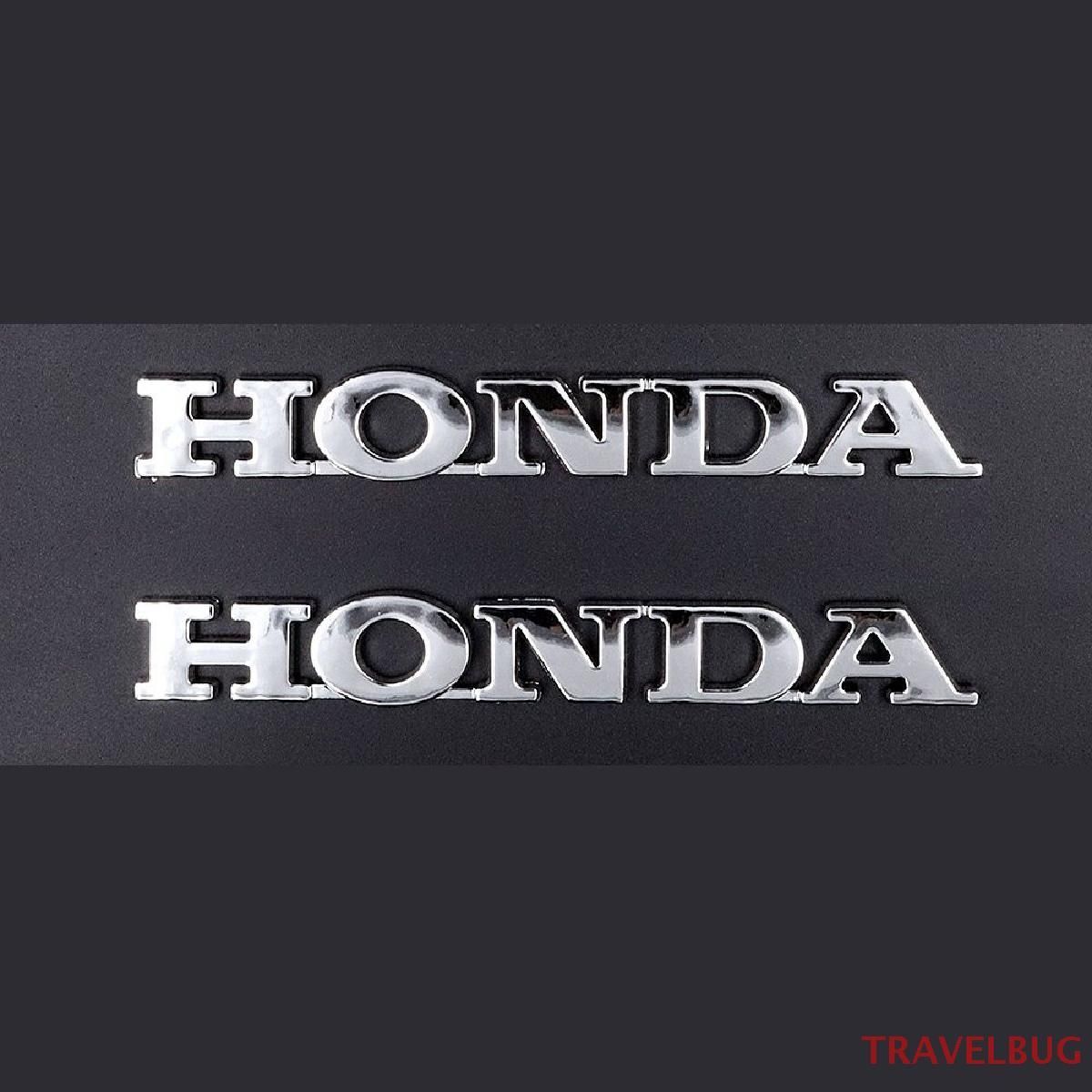 1 пара 3D-эмблем HONDA для украшения высококачественных жестких наклеек для мотоциклов Honda