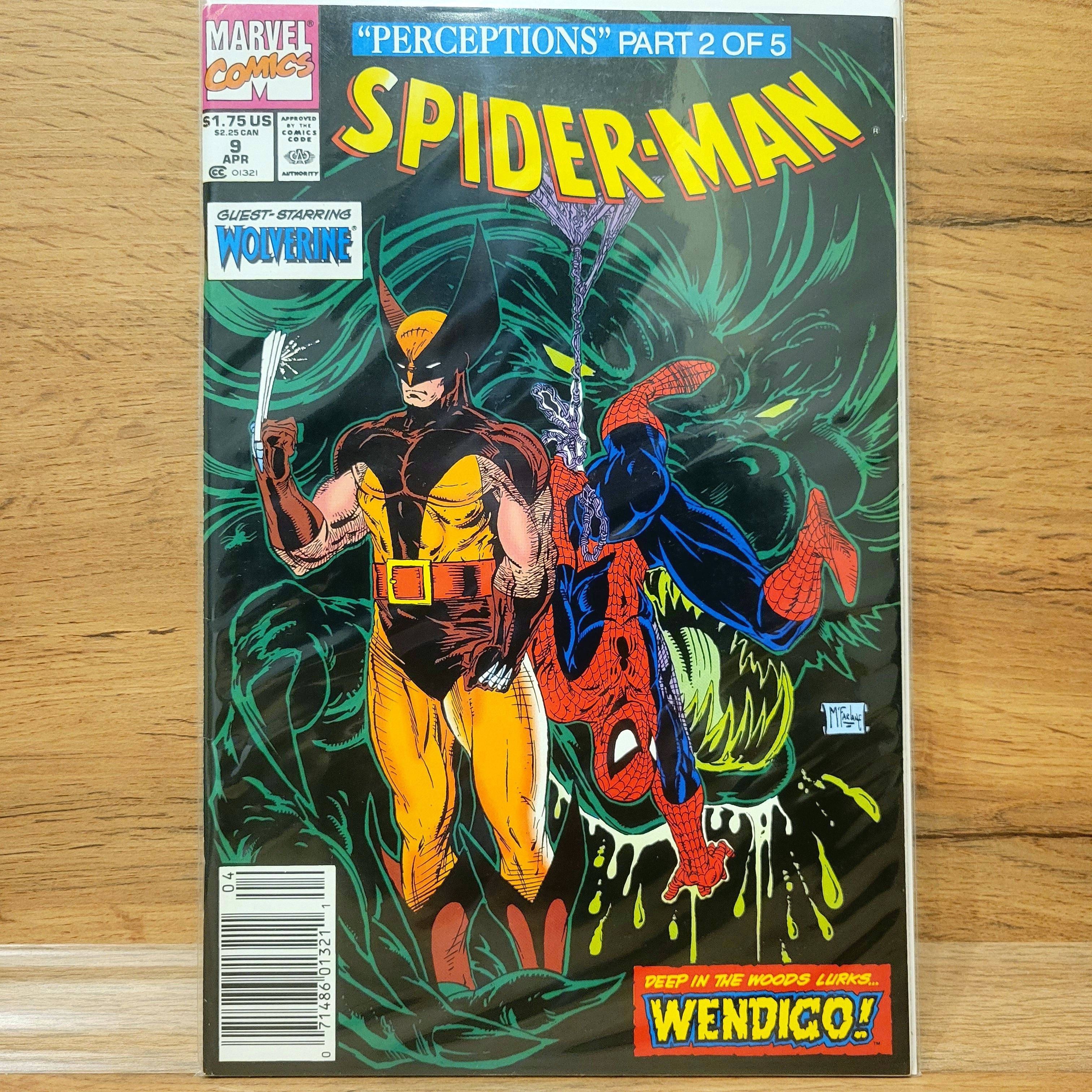 Ретро Комикс Spider Man #9 Todd Mcfarlane. 1991 Год. | Lee