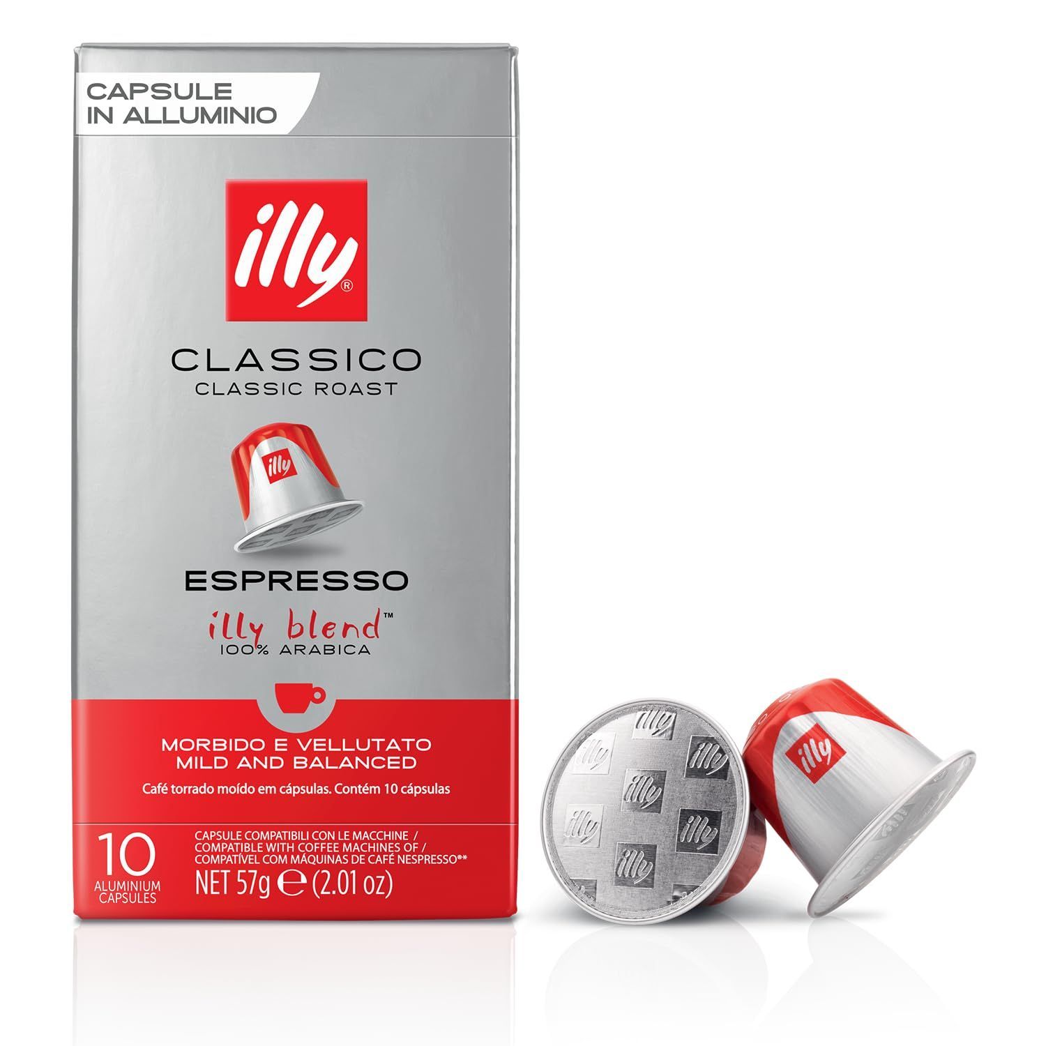 Кофе в капсулах ILLY CLASSICO ESPRESSO, 10 шт., для кофемашины Nespresso Original