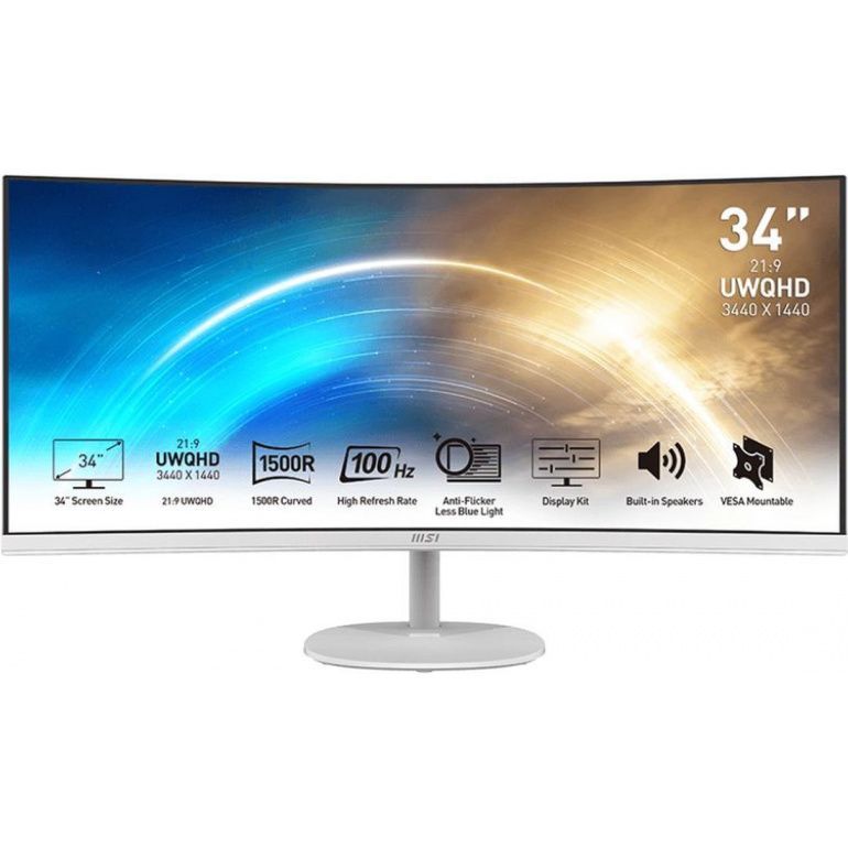 MSI34"МониторMP341CQW,белый