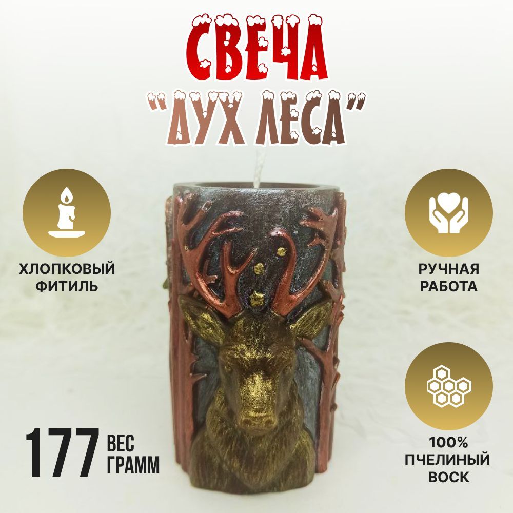 Свеча, 8.4 см х 5.7 см, 10 шт