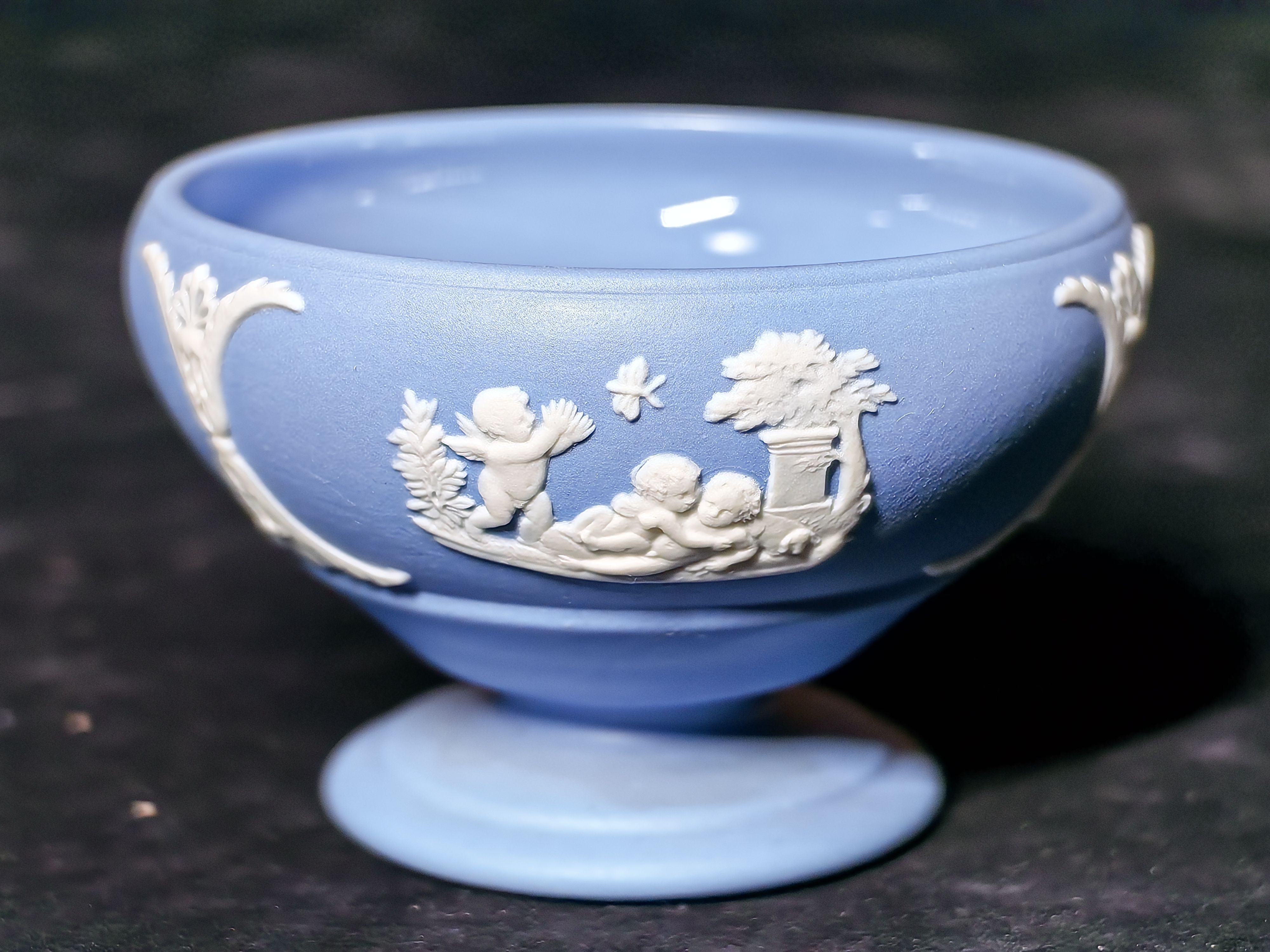 Wedgwood Веджвуд фарфоровая винтажная чаша 60Х45мм Англия вторая половина ХХ века