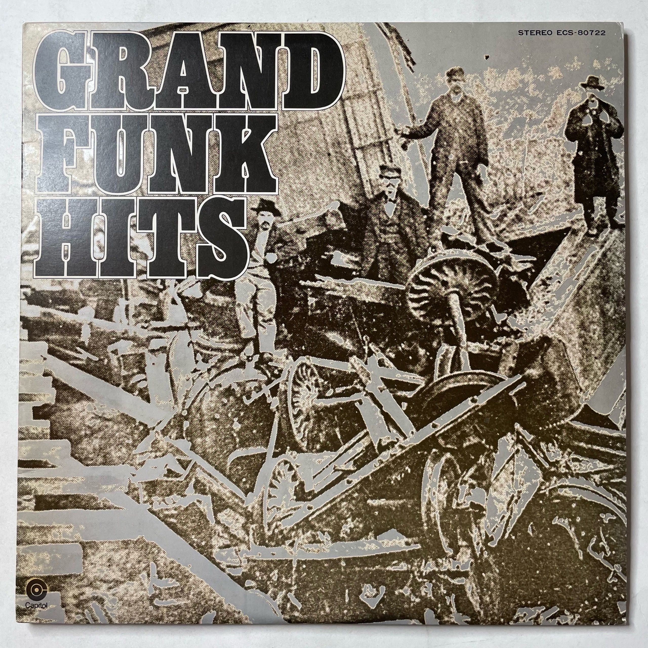 Винтажная виниловая пластинка LP Grand Funk Hits (Japan 1976) (No Obi) (Poster)