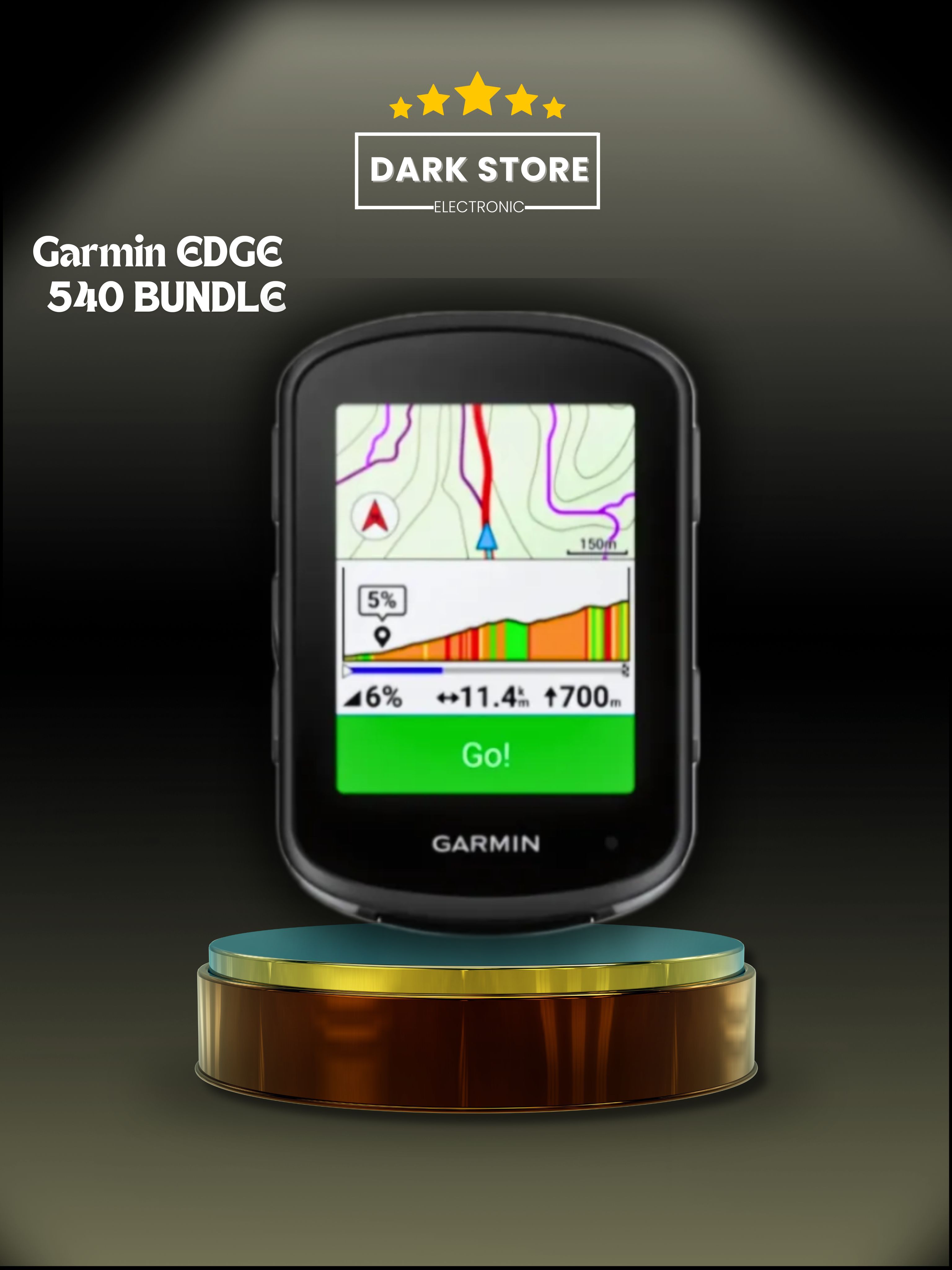 GPS навигатор Garmin Edge 540 Bundle