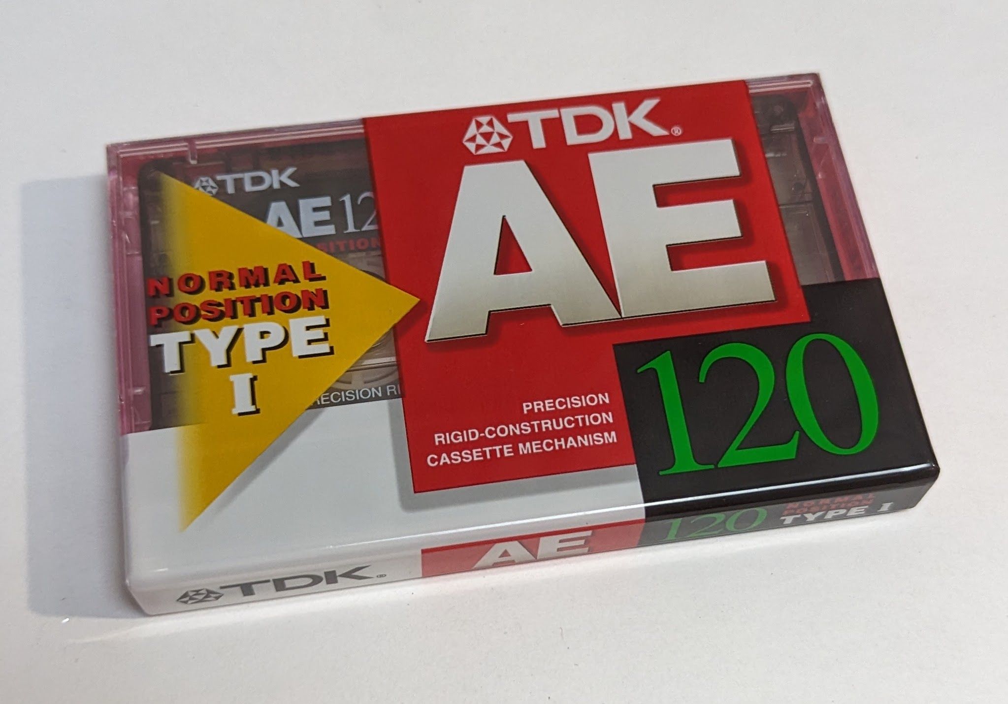 Аудиокассета TDK AE 120, новая, Япония