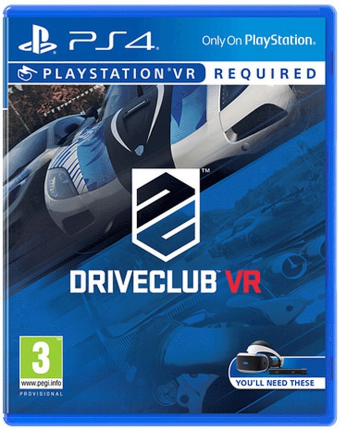 Игра Driveclub vr PS4/PS5 версия для vr. Диск. Русская версия. (PlayStation 4, PlayStation 5