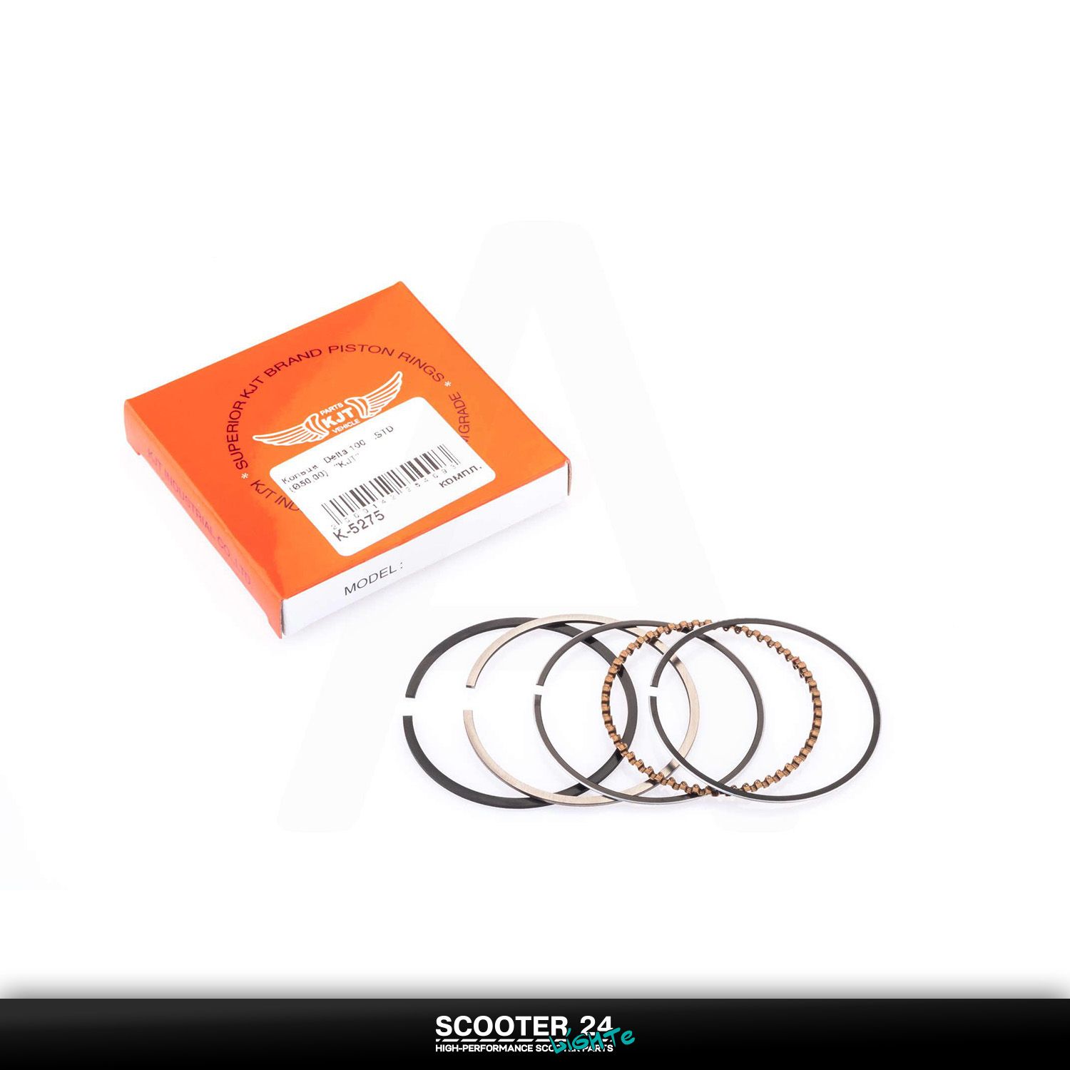 Кольца 150FMG на мопед Alpha / Delta (Альфа / Дельта / Орион Омакс) 139FMB 100 кубов .STD ( 50 /00) "KJT" стандартный