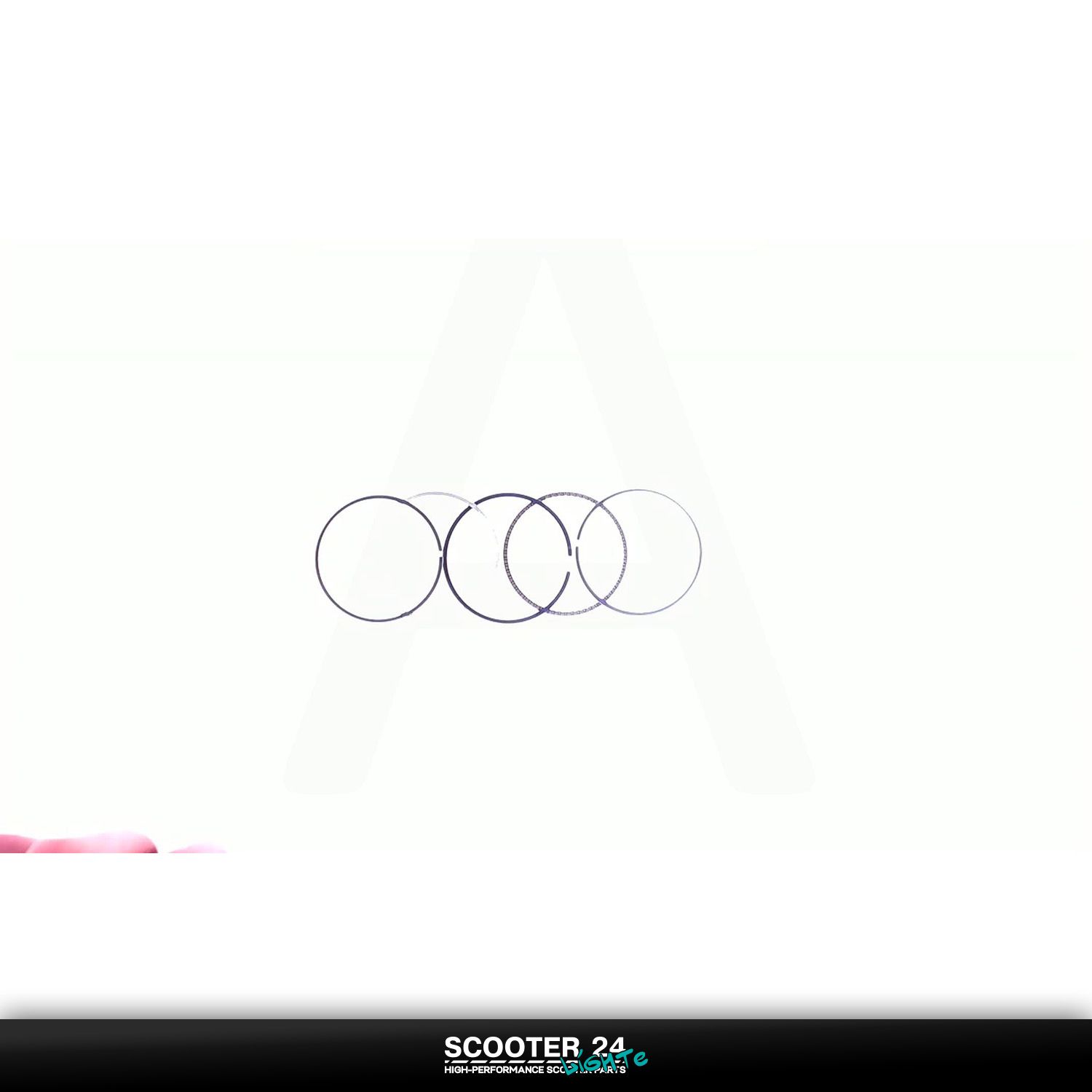 Кольца на мотоцикл 4T CG180 .STD 157FMI 163FML 165FMM ( 59 /60) "GONGYU"