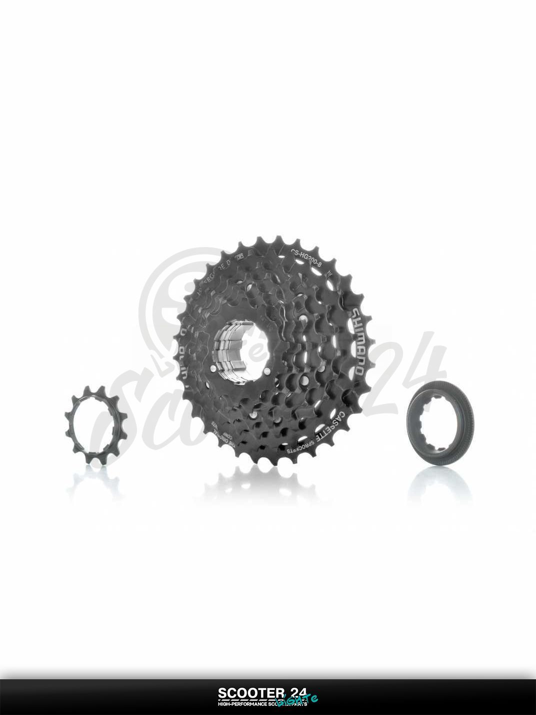 Звезды задние (кассета) вело 8 звезд, 12 - 32T трещетка "SHMN" #GS - HG200 - 8/XMN - 011