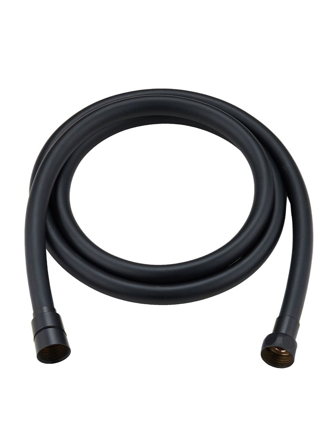 Фото товара на маркетплейсе ozon Шланг для душа 1,6 м, черный матовый, ПВХ, Milardo, Essential, 180P16BM19