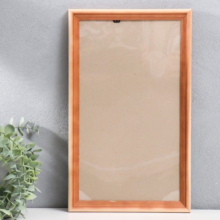Фоторамка дерево, 20х35 см, рамка для фото коричневая / рамка для картин, постера, творчества / для интерьера