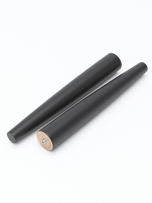 Фото товара на маркетплейсе ozon Ножки для тумбы в ванную (для коллекции тумб Oxford Neo), 2 шт, массив березы, 30 см, черный, IDDIS, Optima Home, OPH30B1i96