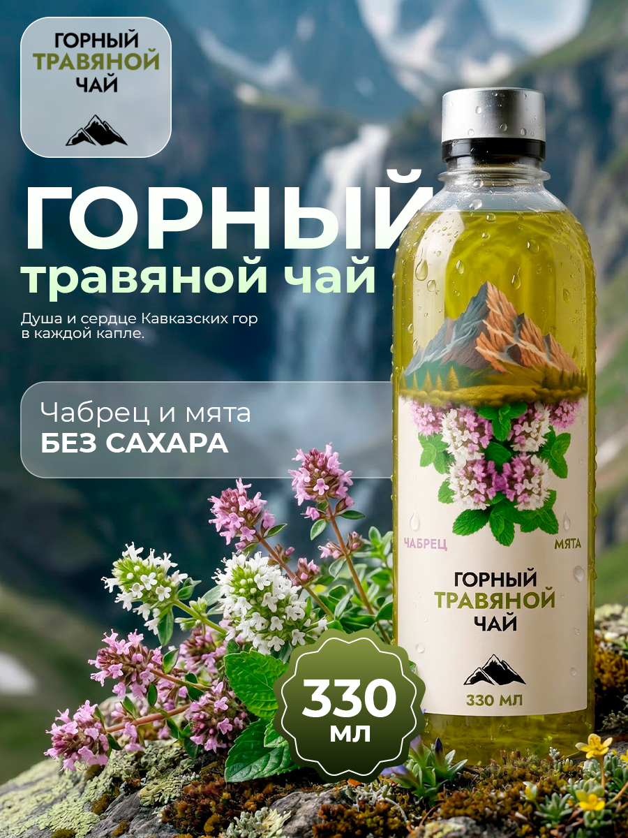 Горный чай травяной Чабрец и мята