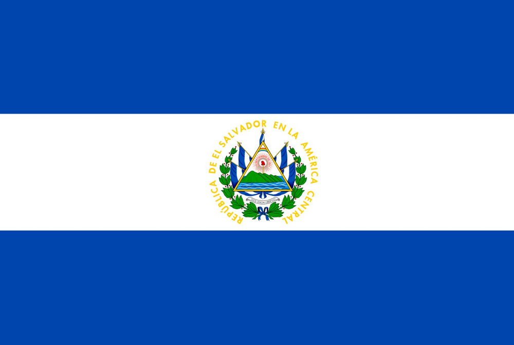 Флаг Сальвадора 40х60 см с люверсами #1