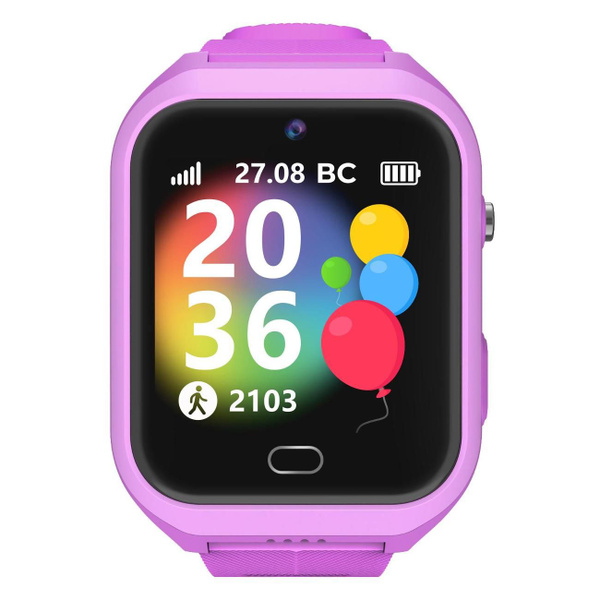 Купить смарт-часы GEOZON Mate Pink (G-W28PNK), экран 1.69" - купить по ...