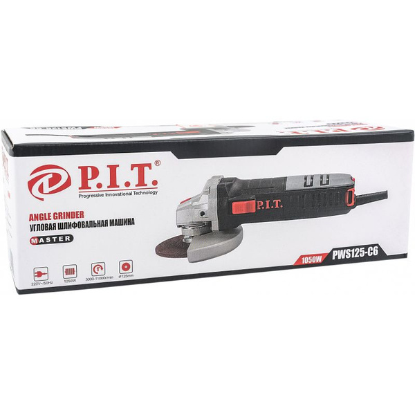 Шлифмашина угловая P.I.T. PWS125-C6 - купить по низким ценам в интернет ...