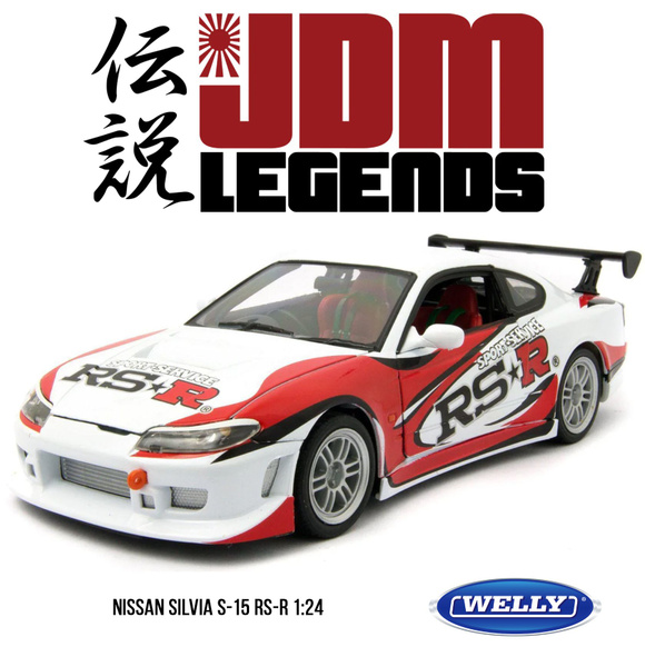 Коллекционная модель 1:24 WELLY 22485WT Nissan Silvia (s15) RS-R Ниссан ...