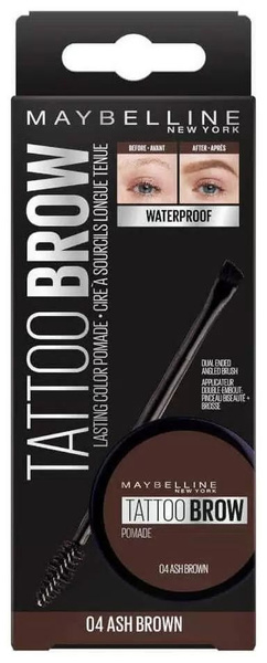 Maybelline New York Водостойкая помада для бровей TATTOO BROW POMADE ...