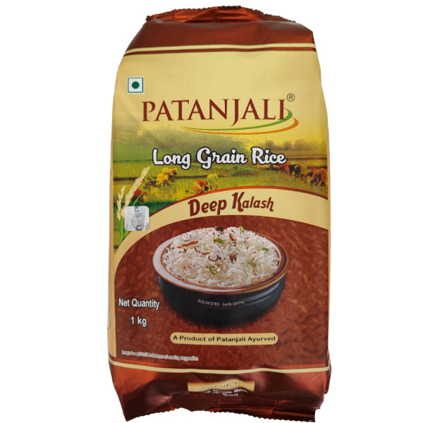 Рис Patanjali Басмати Длинный (Basmati Deep Kalash), 1 кг - купить с ...