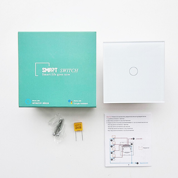 SMART выключатель Zigbee без нуля белый 1 кнопка - купить с доставкой ...
