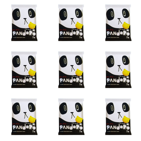 Yaokin Печенье панда Pandaro сливочное, 7 гр, 9 шт - купить с доставкой ...