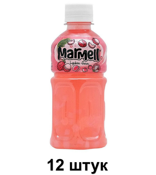 Marmell Напиток сокосодержищий со вкусом личи и кокосовым желе, 320 мл ...