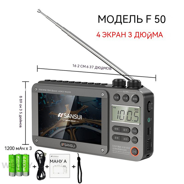 Сетевые радиоприемники SANSUI и портативные громкоговорители с ...