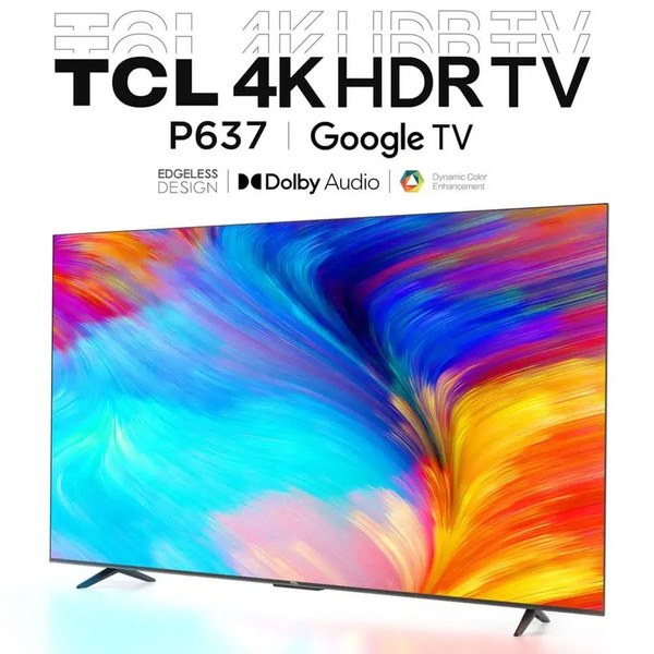 Купить телевизор TCL 4K HDR TV P637 65" - купить с доставкой по ...