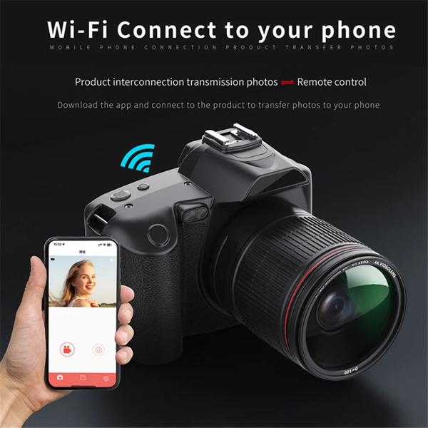 Цифровая фотокамера 4K WIFI Веб камера Видеорегистратор 64MP купить на ...