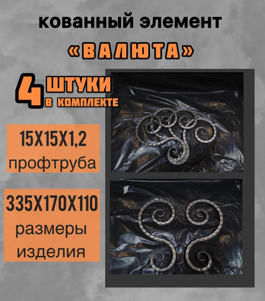 Кованный элемент "Валюта" - купить с доставкой по выгодным ценам в ...