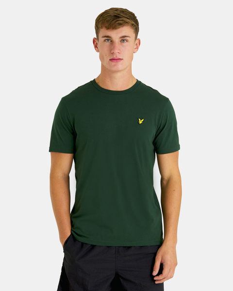 Футболка Lyle & Scott, размер 50, цвет темно-зеленый, 100% хлопок ...