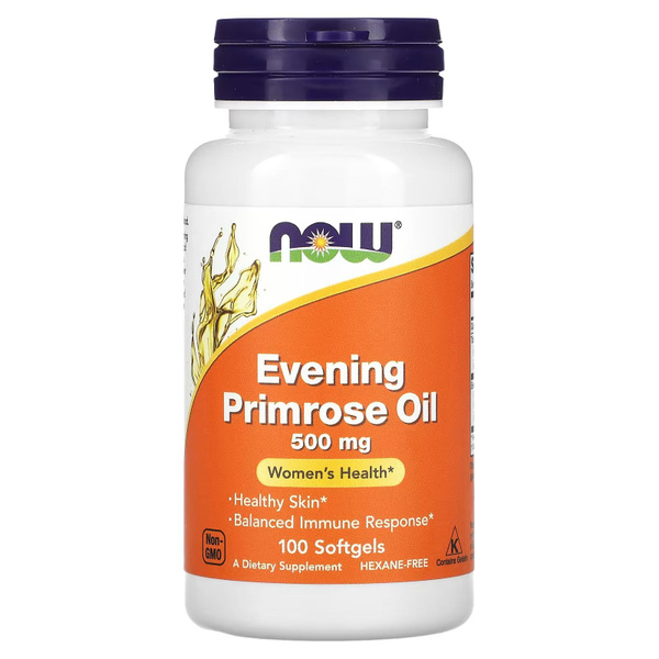 Примула вечерняя капсулы 500 мг, для женщин, NOW Foods Evening Primrose ...