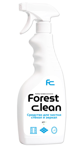 Forest clean Средство для чистки стёкол и зеркал 500 мл - купить с ...