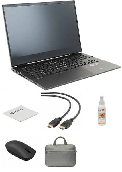 Ноутбук HP Omen 16-c0033ur Grey 65B01EA + Набор аксессуаров ...